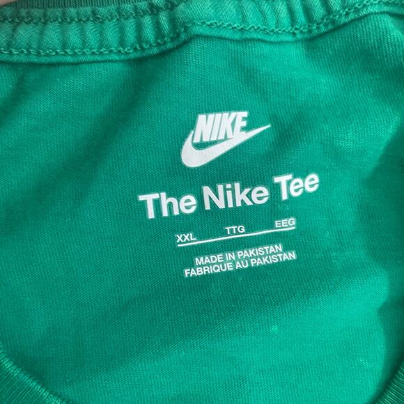 Nike The Nike Tee Shirt Men’s Size XXLarge Green SUNRUN NWT - Picture 6 of 9